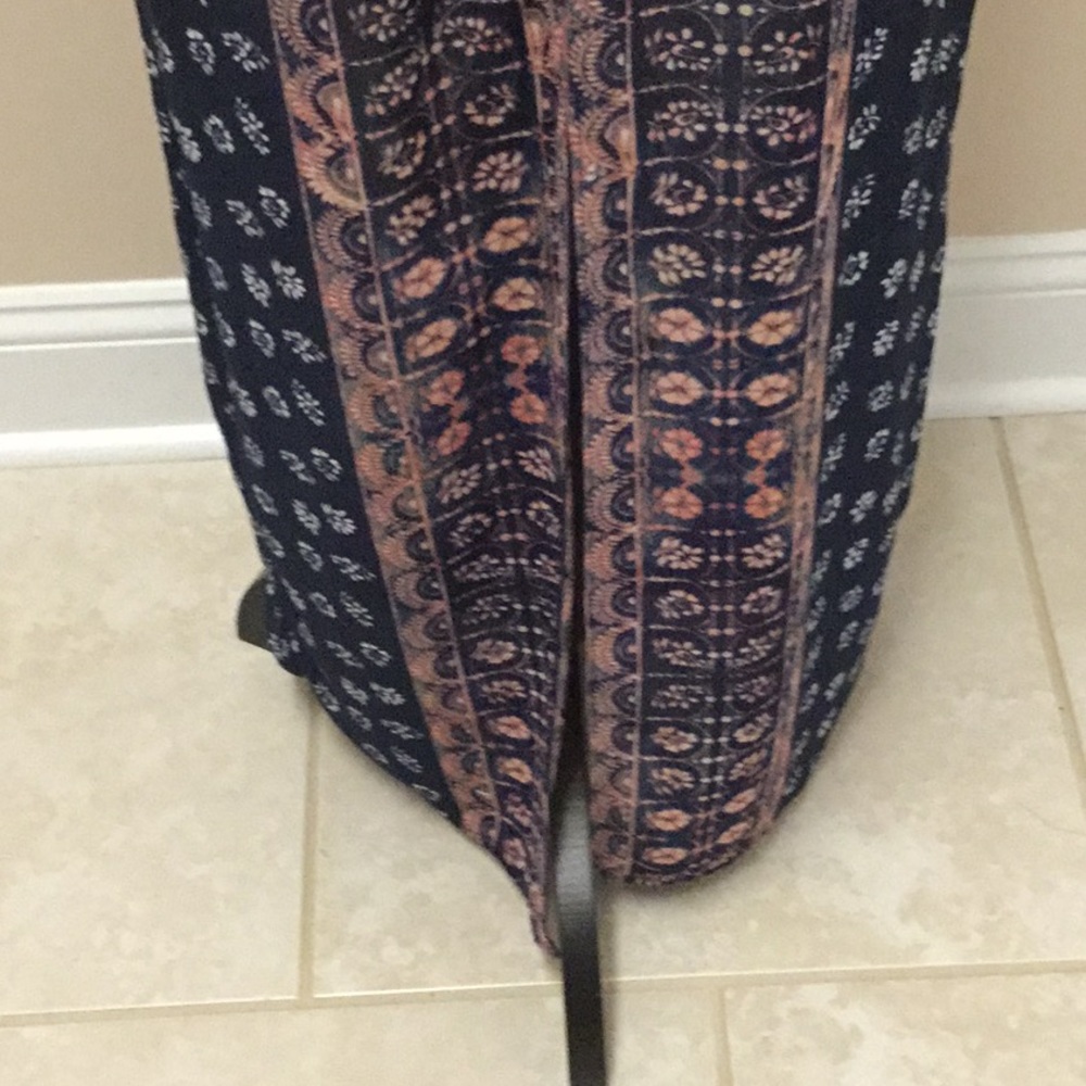 Express navy and pink spaghetti strap maxi dress - Picture 3 of 8